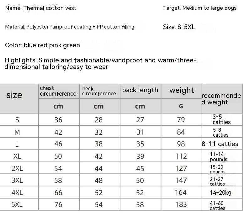 Wasserdichte Winter-Hundeweste 3