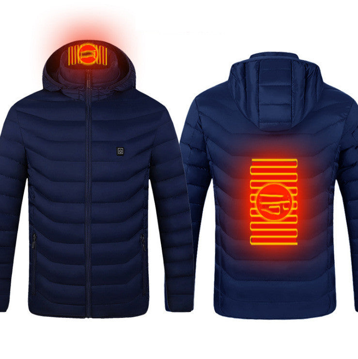 Beheizte Winterjacke mit USB 3