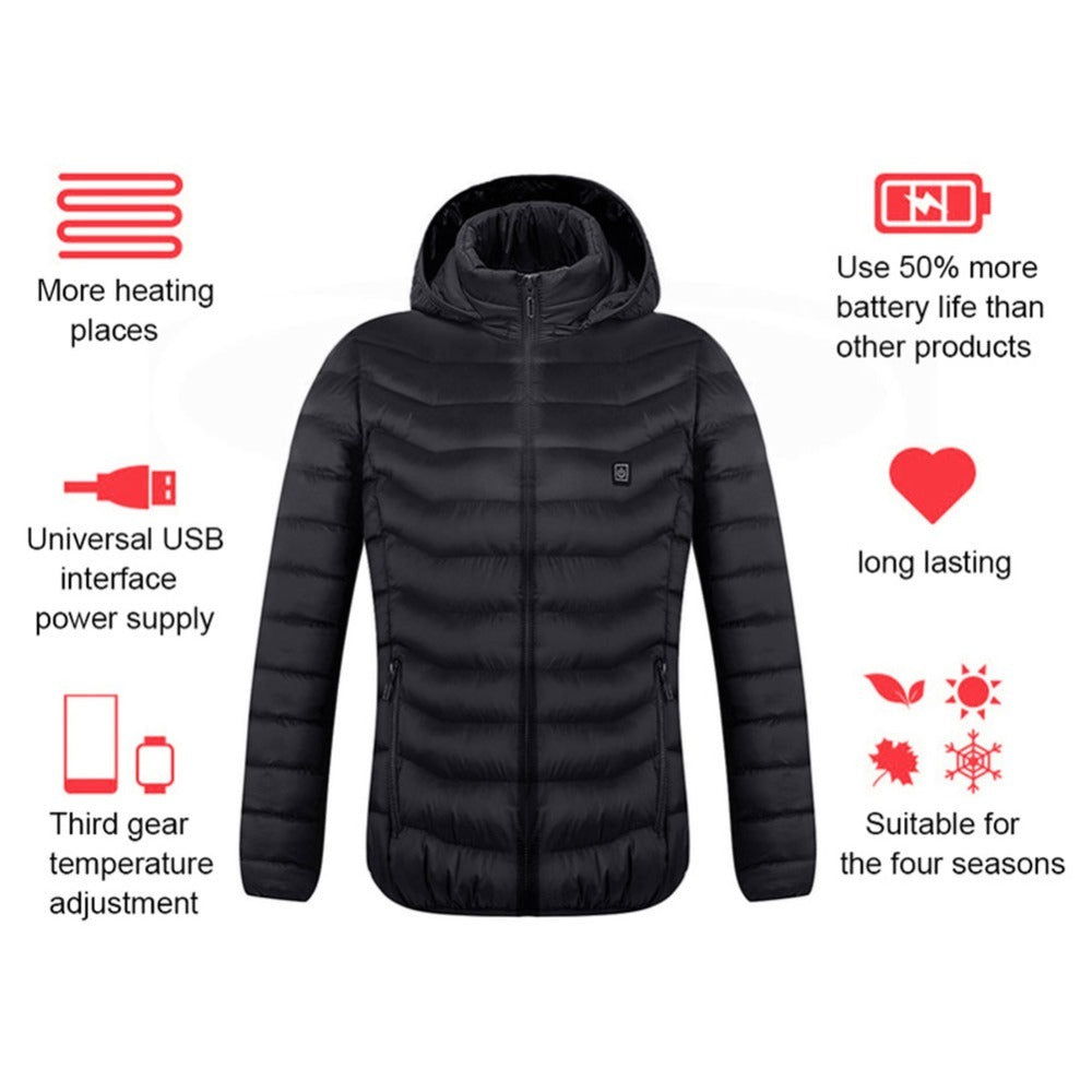 Beheizte Winterjacke mit USB 7